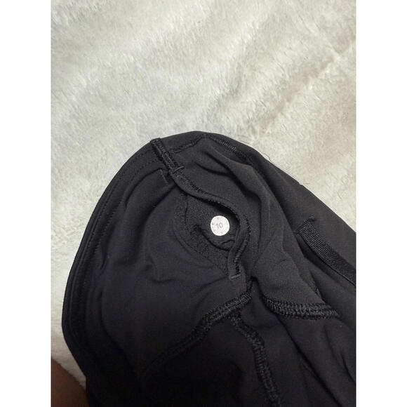 Lululemon Black Women's Capri Leggings Size 10 - Picture 4 of 5
